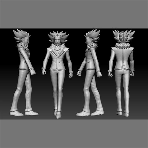 STL file Pokemon Team Flare Boss Lysandre・3D printable design to download・Cults