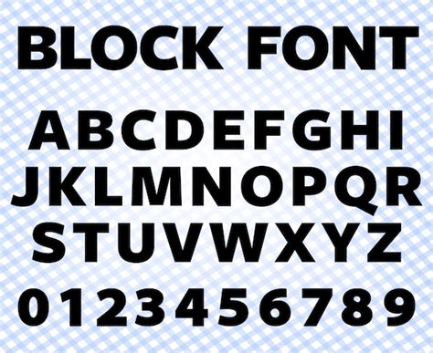 Best block font for logos - viljm