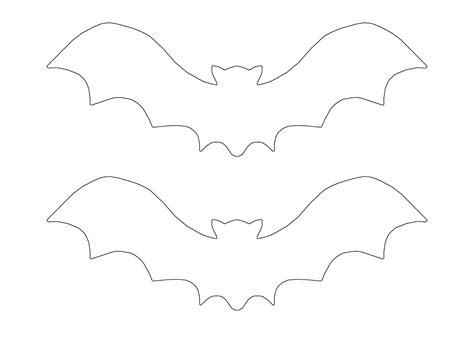 Bat Outline Template