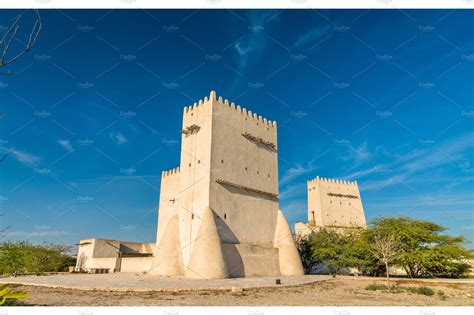 Barzan towers watchtowers in umm salal mohammed near doha qatar stock photo | Architecture Stock ...