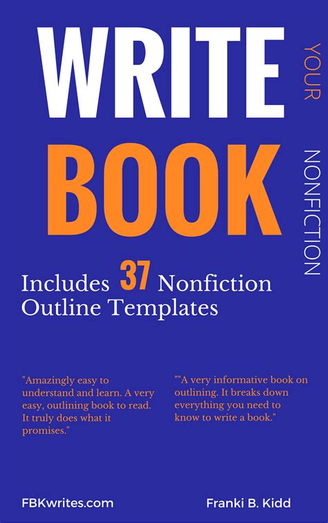 Template to Outline your Nonfiction Book | Book writing tips, Writing a book, Nonfiction writing