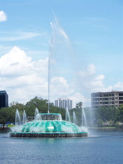 Lake Eola Fountain Photograph by Gary R Photography - Fine Art America