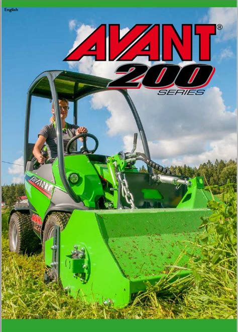 Avant 200 Series Mini Loader Brochure - Avant Equipment