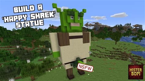 Minecraft Shrek Pixel Art