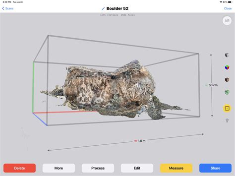 I'm using LiDAR to record prehistoric rock imagery! The rock imagery on this boulder is about ...