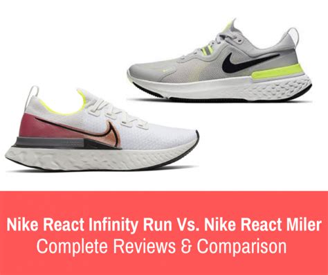 Nike React Infinity Run Vs. Nike React Miler - [2024]