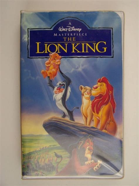 Walt Disney The Lion King VHS Video Tape | Lion king, The lion king 1994, Walt disney