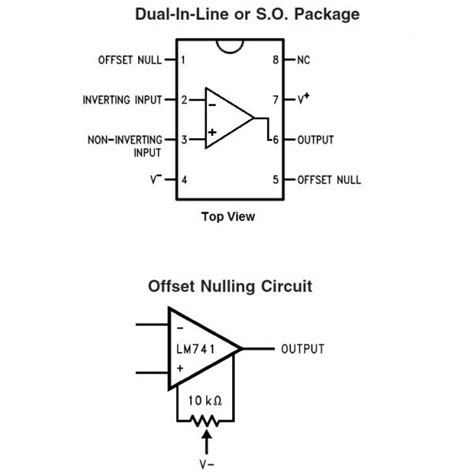 LM741 Operational Amplifier (Datasheet And Pinout), 42% OFF