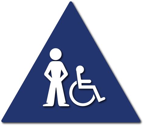 Boy's Wheelchair Accessible Bathroom Door Signs – ADA Sign Depot