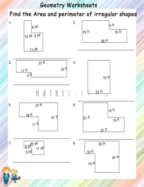 Area And Perimeter Of Square And Rectangle Worksheets Master | SexiezPicz Web Porn