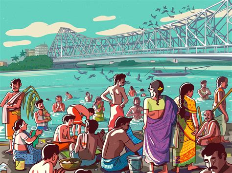 Howrah Bridge by satish gangaiah on Dribbble