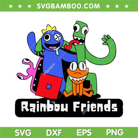 Rainbow Friends Squad SVG PNG