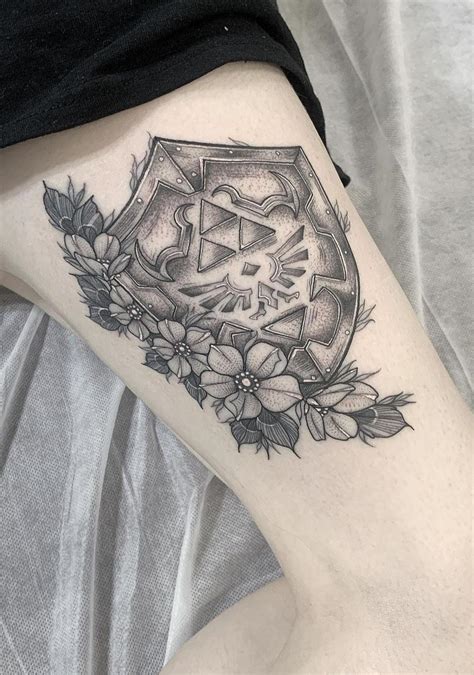 [ALL] Hylian Shield tattoo I got in May! : r/zelda