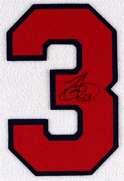 David Justice Signed Braves Jersey Number #3 (PA LOA)