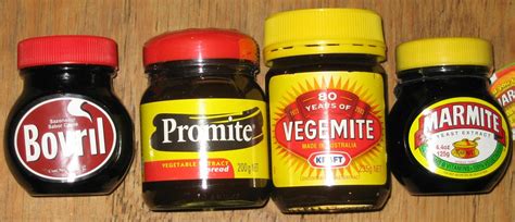 salty brown sludges | Bovril, Promite, Vegemite, and Marmite… | Flickr