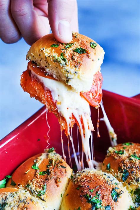 30-minute Pizza Sliders for Parties or Dinner! - Pip and Ebby