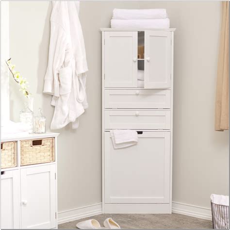 Bathroom Storage Cabinet With Hamper – Everything Bathroom