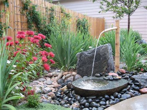 21 Japanese Small Garden Water Feature Ideas You Must Look | SharonSable