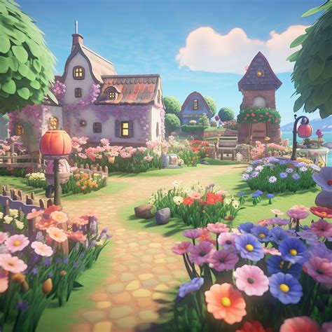 Dreamy Cottagecore Entrance Ideas for Animal Crossing: New Horizons ...