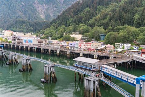 Skyline of Juneau, Alaska editorial stock image. Image of capital - 261722104