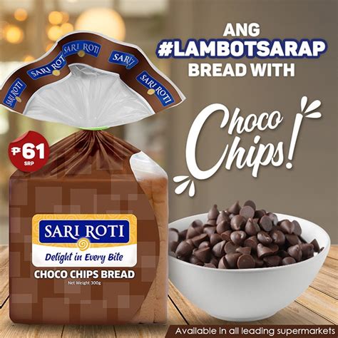 Sari Roti's New Flavor Is The Choco Chips Bread