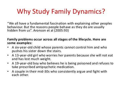 Understanding Family Dynamics: An Introduction