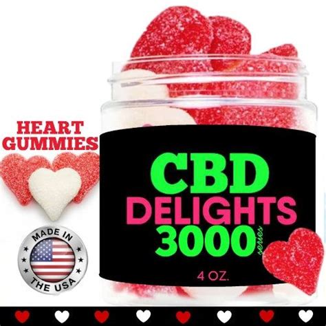 HEART SHAPED SANDED CBD GUMMIES