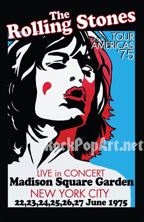 Rolling Stones Framed Concert Posters Vintage - Etsy