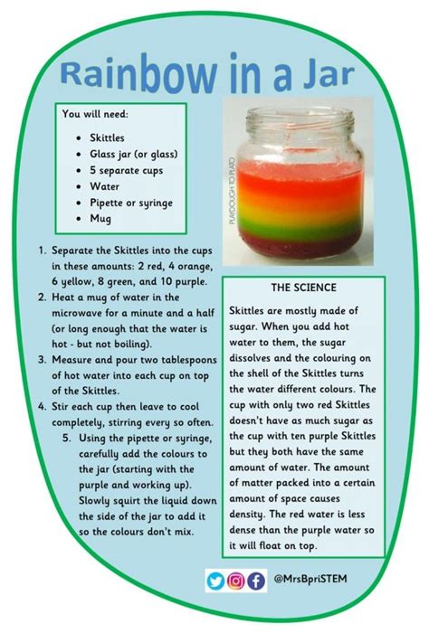 Rainbow in a Jar – St George's C of E Primary School and Nursery