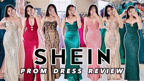 TRYING SHEIN PROM DRESSES ~ $40 prom dress?! ~ | Prom Dress Shopping ...