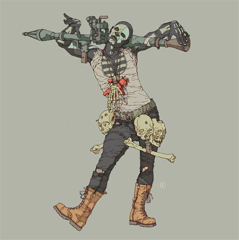 ArtStation - Post Apocalyptic Character designs, Calum Alexander Watt ...