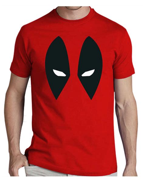 Black Logo Red Deadpool T-Shirt - UJackets