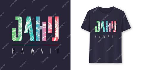 Premium Vector | Oahu hawaii stylish graphic tshirt vector design poster typography