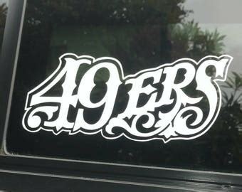 49ers vinyl decal | Etsy