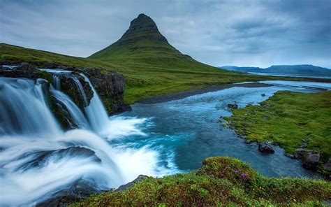 HD wallpaper: Seljalandsfoss Waterfall Is Located In The Southern Region Of Iceland And Is One ...