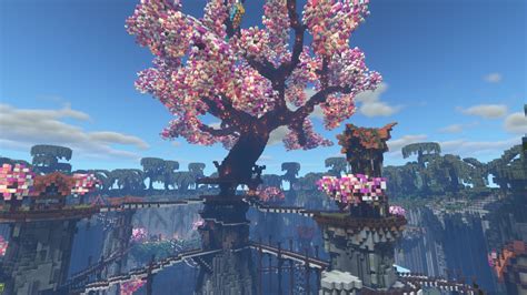 cherryblossom tree spawn Minecraft Map