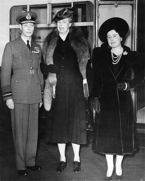 GEORGE VI, ELEANOR ROOSEVELT, QUEEN MOTHER 11x14 SILVER HALIDE PHOTO PRINT | eBay