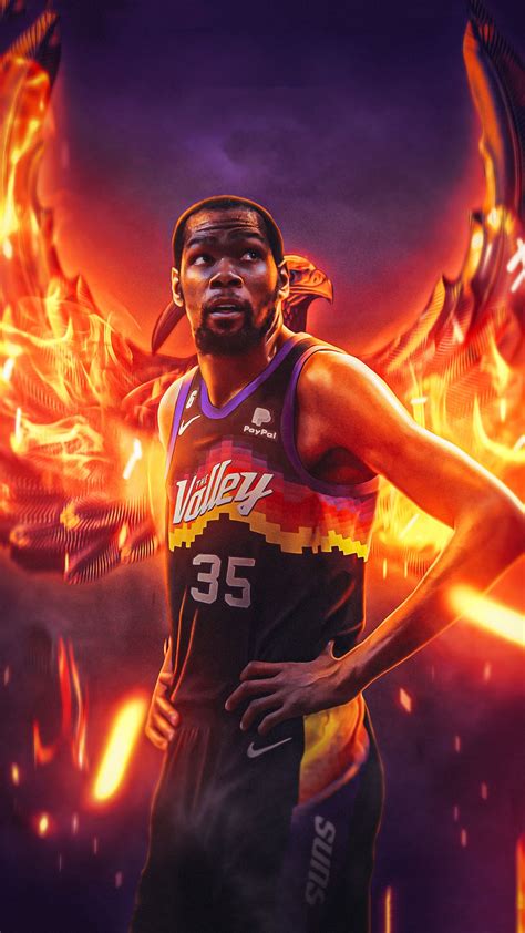 Kevin Durant Suns Wallpaper - TubeWP