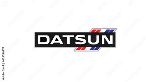 Datsun logo Stock Vector | Adobe Stock