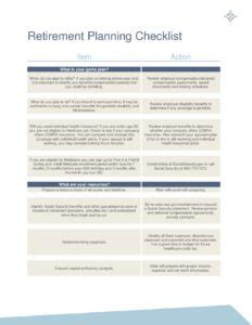 retirement-planning-checklist - Altair