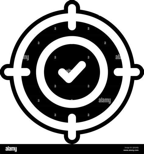 accuracy icon black vector illustration Stock Vector Image & Art - Alamy