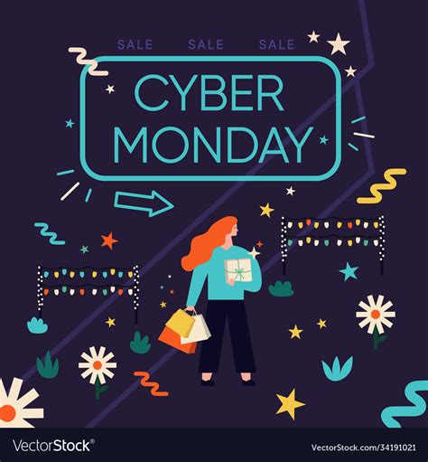 Cyber monday discount Royalty Free Vector Image