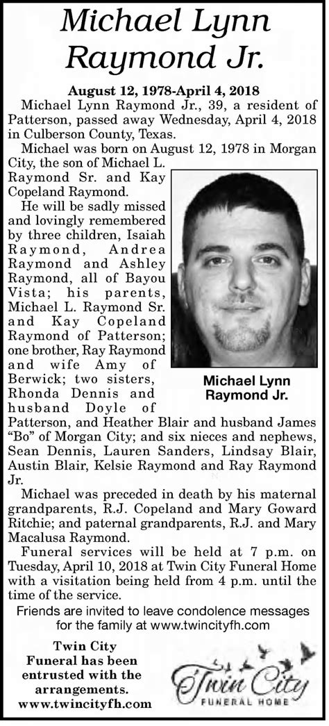 Ray brother's obit 2018 - Newspapers.com