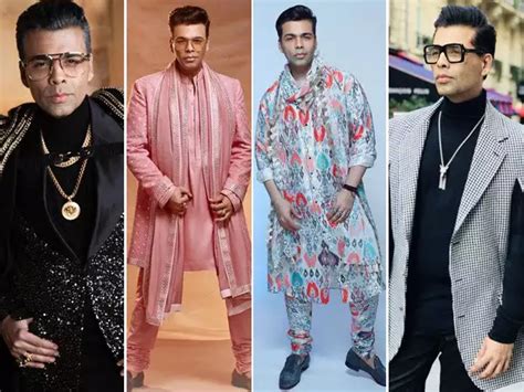 11 Times Karan Johar served some eclectic fashion statements that were chic and flamboyant ...