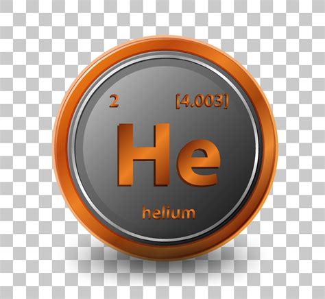 Helium gas symbol - questrank