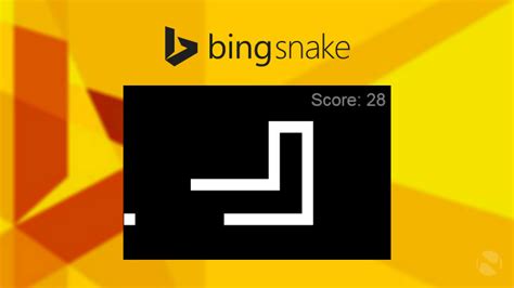 Microsoft brings classic mobile game 'Snake' to Bing