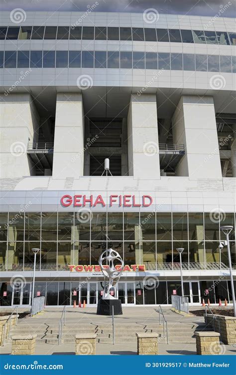 GEHA Field at Arrowhead Stadium in Kansas City Editorial Photography ...