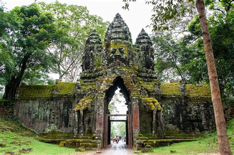 North gate of Angkor Thom at Angkor Archaeological Park, Cambodia Siem Reap Cambodia, Angkor ...