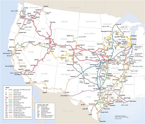 Texas Railway Map 2022