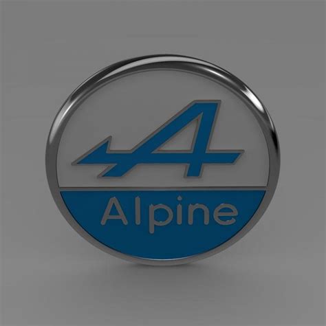 Alpine logo 3D Model - FlatPyramid